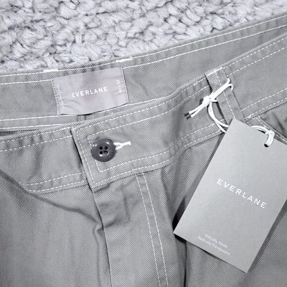 Everlane Chore Pants Gray Shale Men's Size 40 x 32 Carpenter Work Cotton - Picture 5 of 11